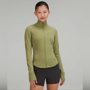 Lululemon InStill Jacket, size 8, bronze green